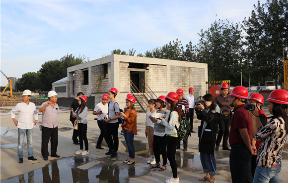“喜迎十九大 合肥城建行”天下网络媒体行走进国祯环保清溪清水厂